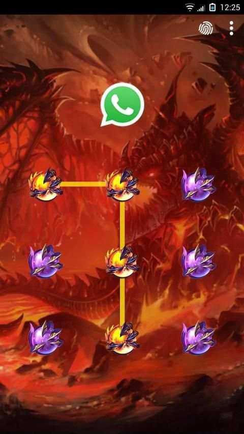 (FREE) Fire Dragon Lock Master Theme स्क्रीनशॉट 1
