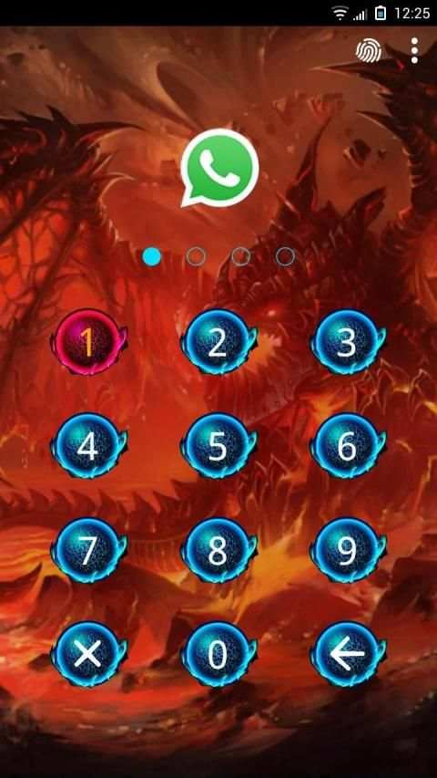 (FREE) Fire Dragon Lock Master Theme स्क्रीनशॉट 2
