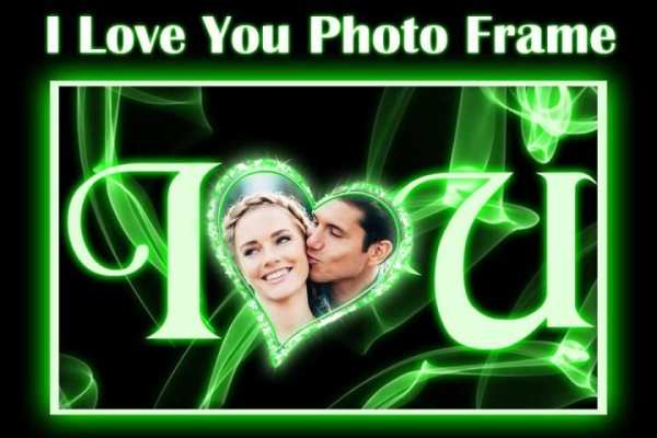 Lighting Alphabets Text Photo Frame скриншот 1