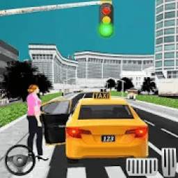 USA City Taxi Driver : 3D Free Taxi Games