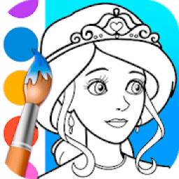 ikon Princess Coloring Pages