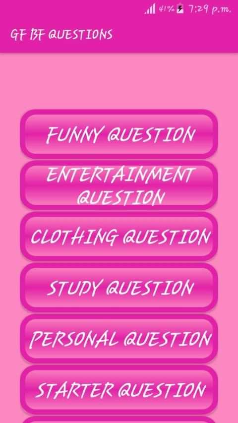 GF BF QUESTIONS screenshot 1