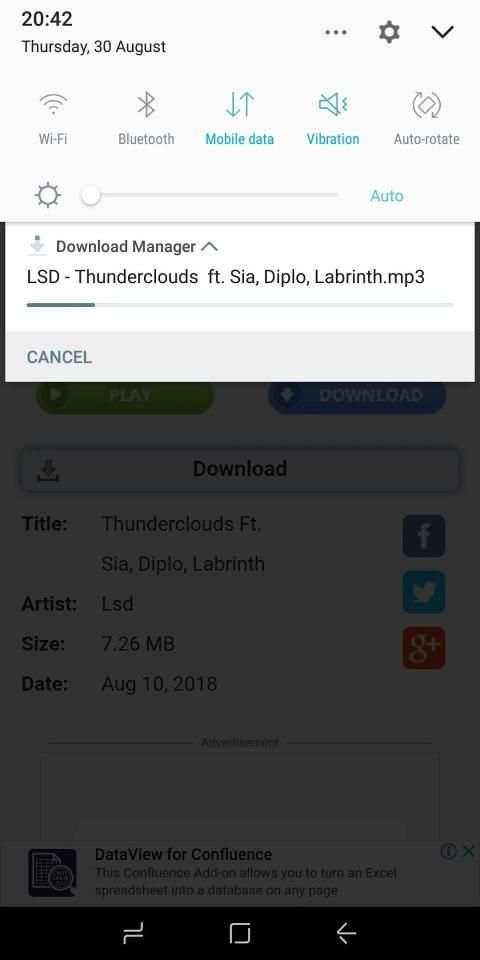 English MP3 Downloader - A to Z Songs screenshot 1