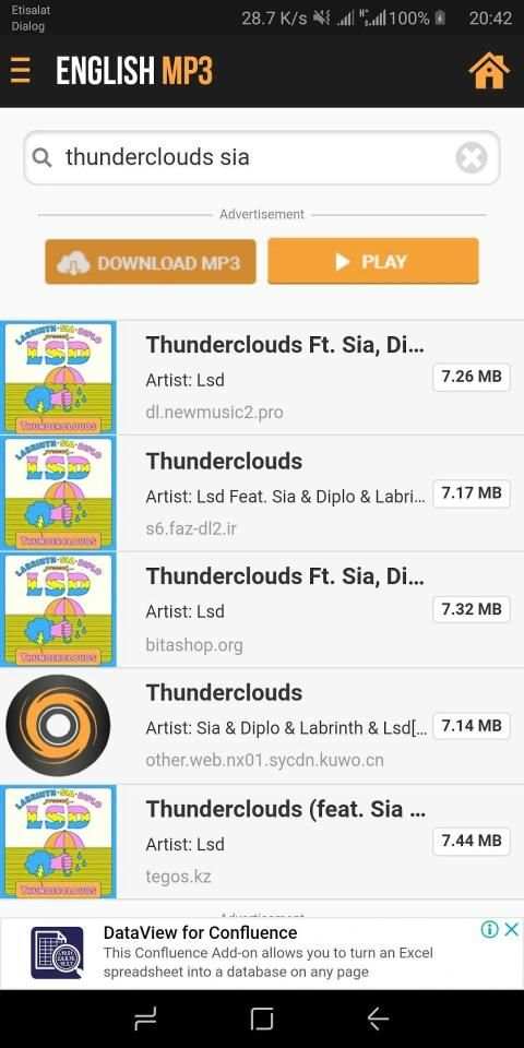 English MP3 Downloader - A to Z Songs screenshot 3