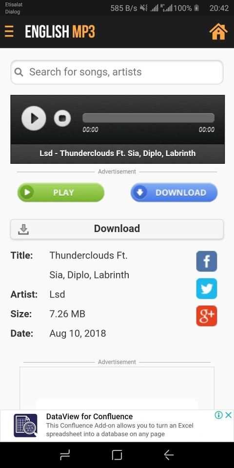 English MP3 Downloader - A to Z Songs screenshot 2