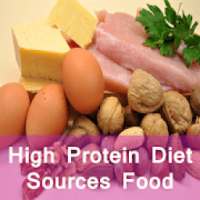 High protein diet food