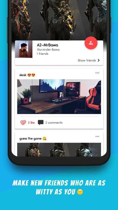 OPgamers : social network screenshot 1