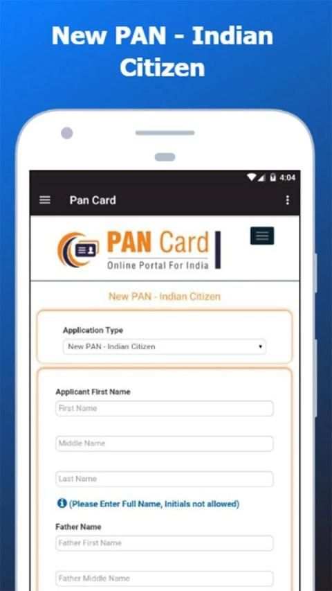 PAN Card Online - पैन कार्ड ऑनलाइन बनाये screenshot 1