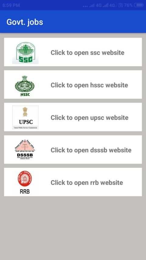 All Official Websites screenshot 1