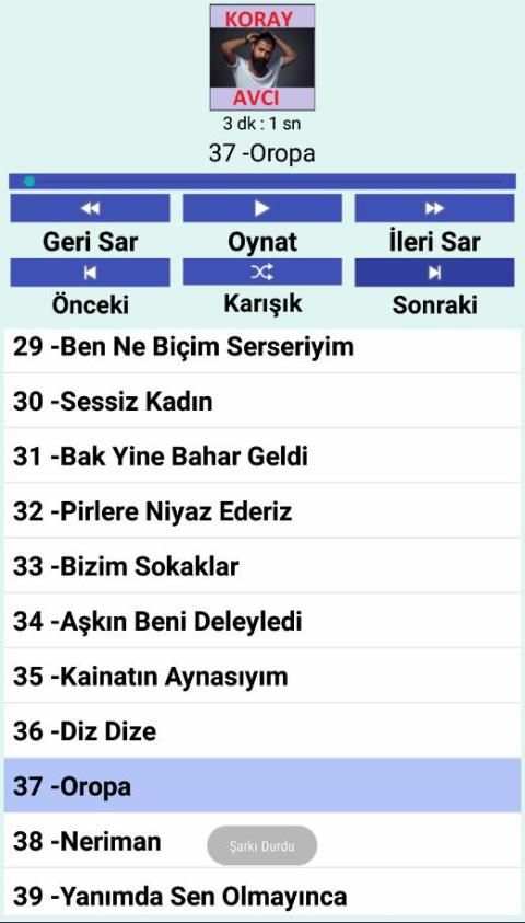 Koray AVCI Şarkıları (İnternetsiz) screenshot 2