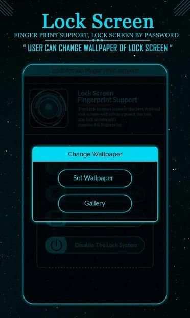 Lock Screen Finger Print support स्क्रीनशॉट 3