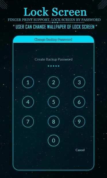 Lock Screen Finger Print support स्क्रीनशॉट 5