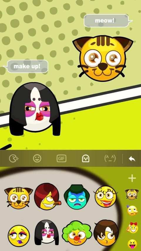 Make Up Keyboard Sticker screenshot 1