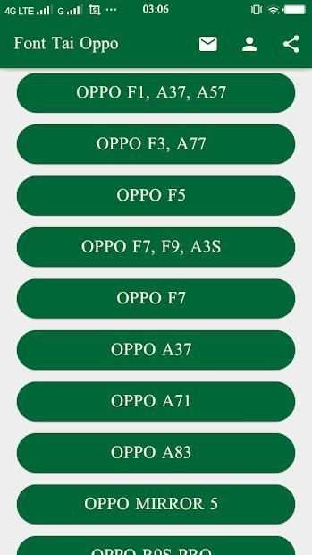 Font Tai Oppo 7 تصوير الشاشة