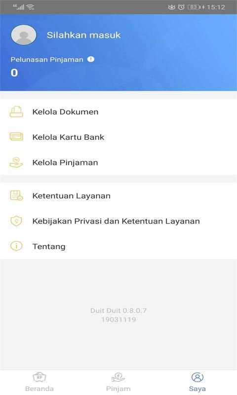 Duit Duit - Pinjaman online cepat tanpa jaminan screenshot 1