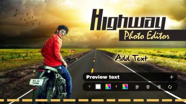 Highway Photo Editor : Road Photo Editor स्क्रीनशॉट 1