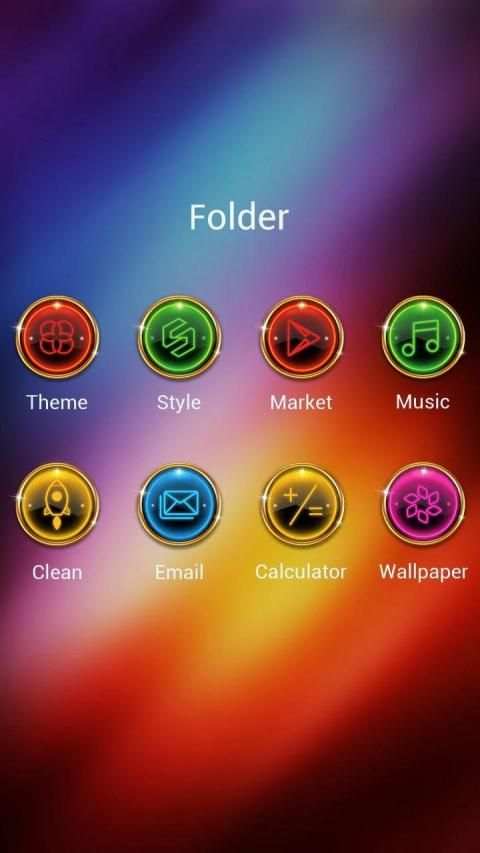 (FREE) Dazzle GO Launcher Theme screenshot 1