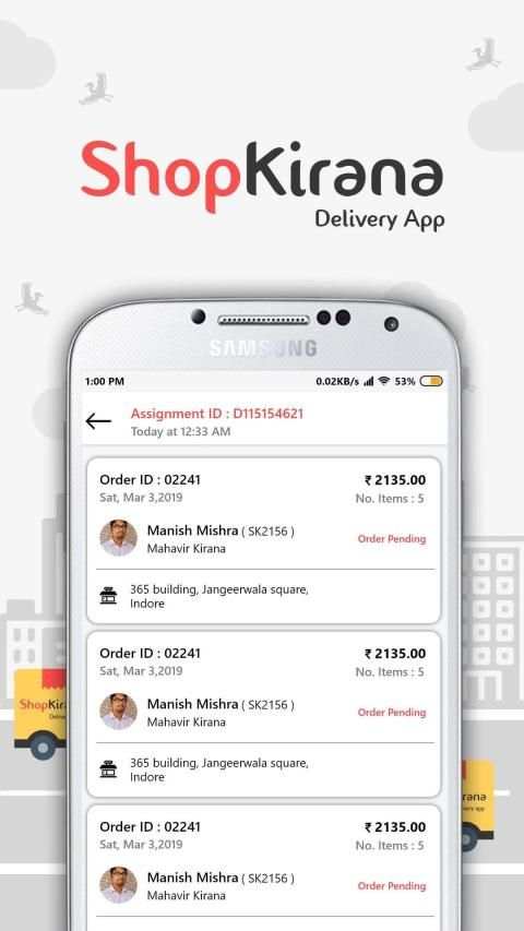 Delivery App स्क्रीनशॉट 5