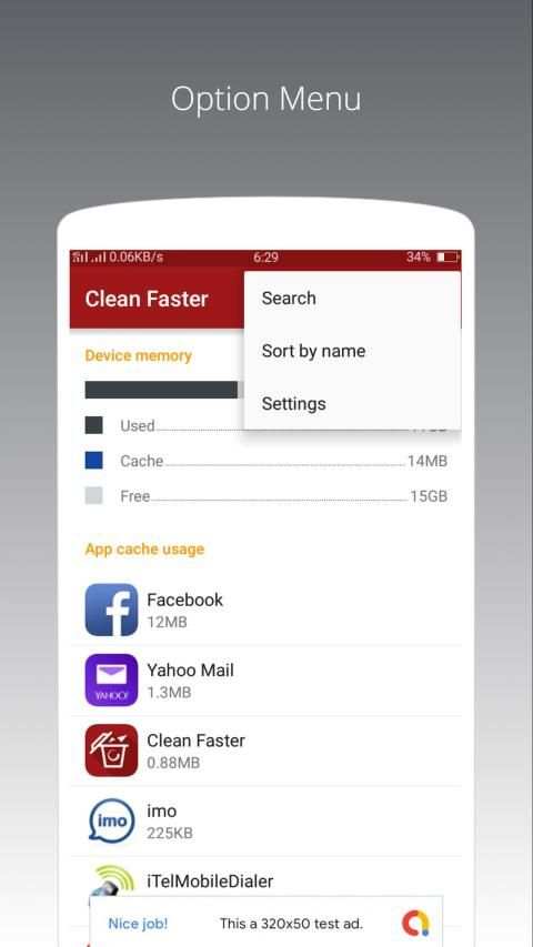 Clean Faster - Cache Cleaner screenshot 2
