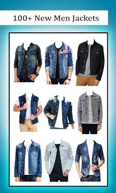 Men Denim Jeans Jackets Scarf & Caps Photo Editor screenshot 7