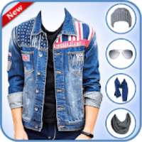 Men Denim Jeans Jackets Scarf & Caps Photo Editor on 9Apps