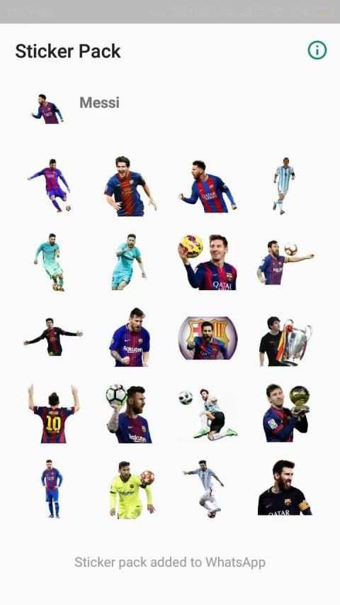 Messi Stickers For WhatsApp screenshot 5