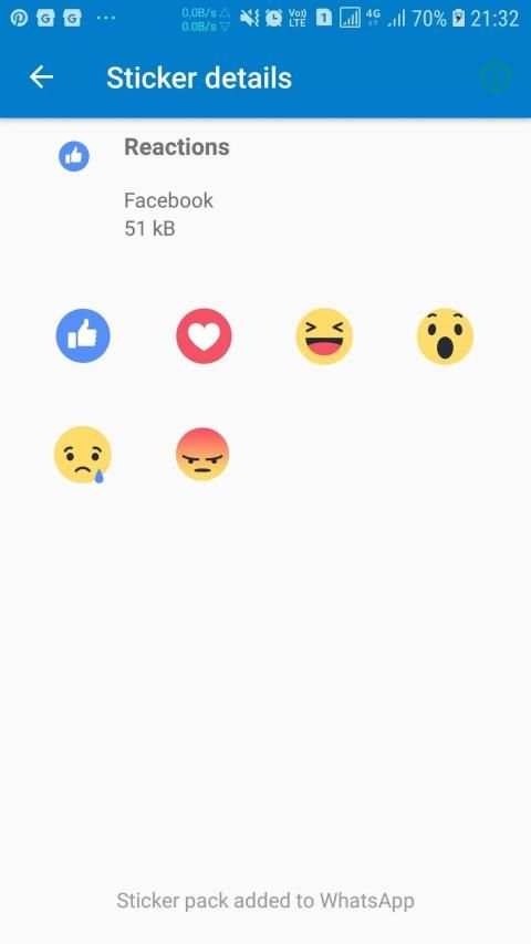 Stickers do Facebook para WhatsApp स्क्रीनशॉट 4