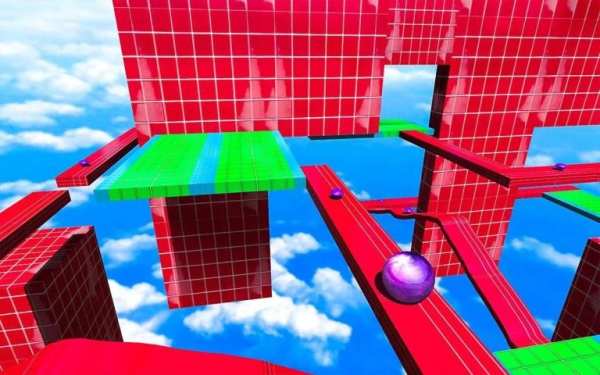naik marmer bergulir bola 3d screenshot 9