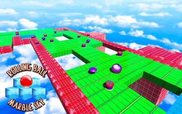 naik marmer bergulir bola 3d screenshot 14
