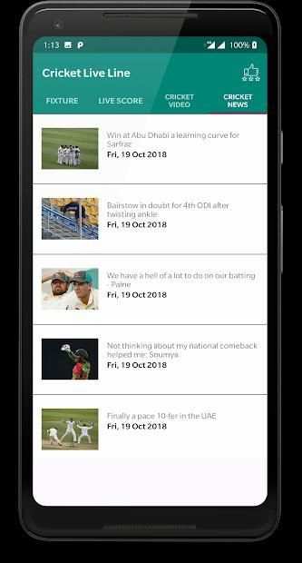 CricFreak - Live Cricket TV screenshot 1