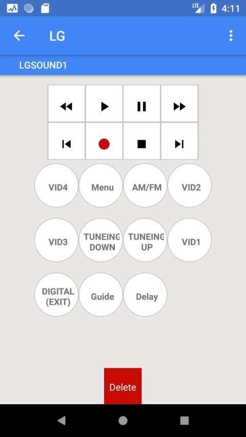 LG Home Theater Remote screenshot 1