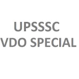 UPSSSC VDO Recruitment 2018