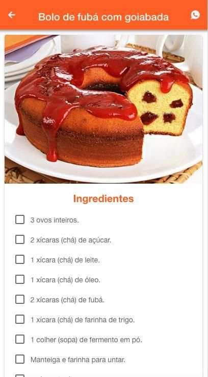 Bolo Caseiro - 30 Receitas screenshot 3
