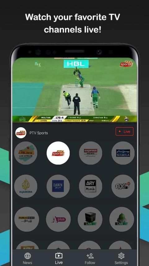 Goonj: Live TV, News & PTV Sports स्क्रीनशॉट 5
