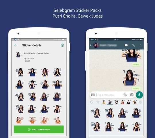 Selebgram Sticker Packs for WhatsApp - IDStudio screenshot 5