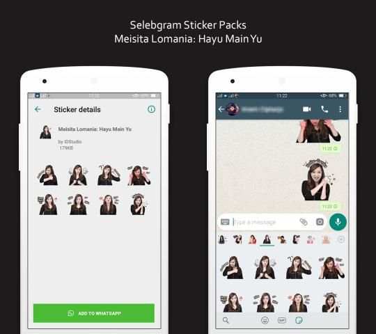 Selebgram Sticker Packs for WhatsApp - IDStudio screenshot 3
