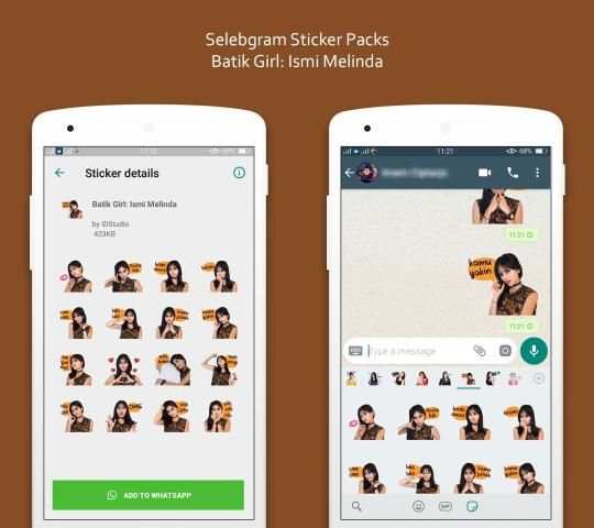 Selebgram Sticker Packs for WhatsApp - IDStudio screenshot 2