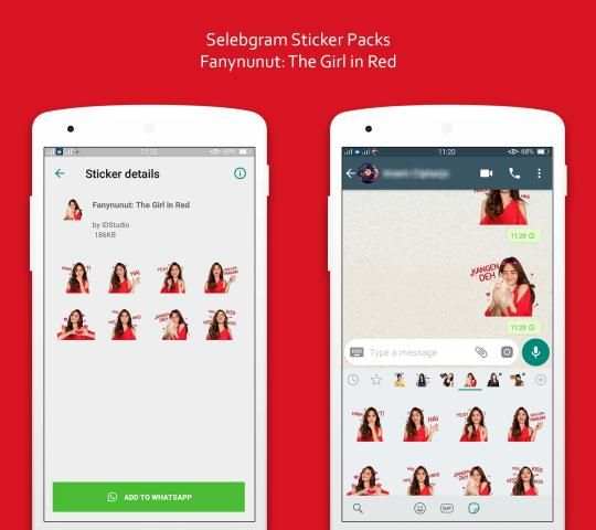 Selebgram Sticker Packs for WhatsApp - IDStudio screenshot 4
