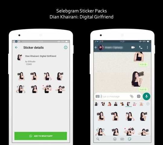 Selebgram Sticker Packs for WhatsApp - IDStudio screenshot 1