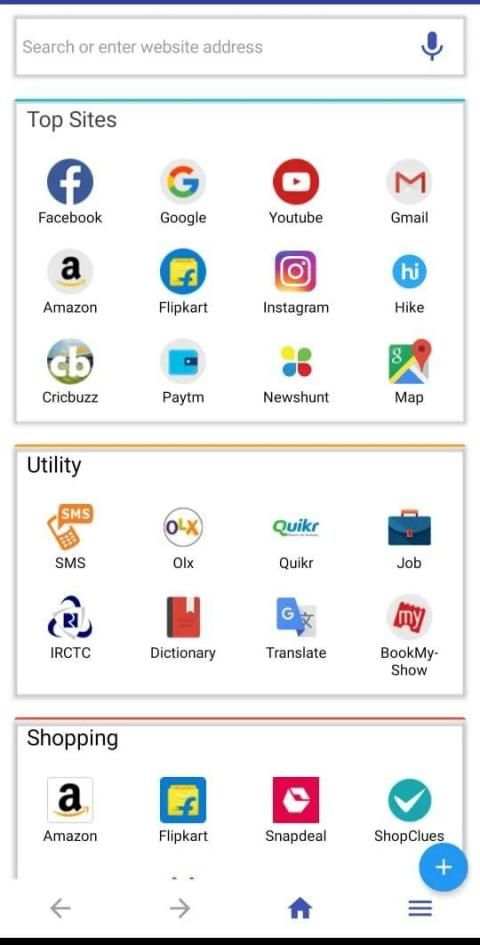 DC Browser : Fast & Secure स्क्रीनशॉट 4
