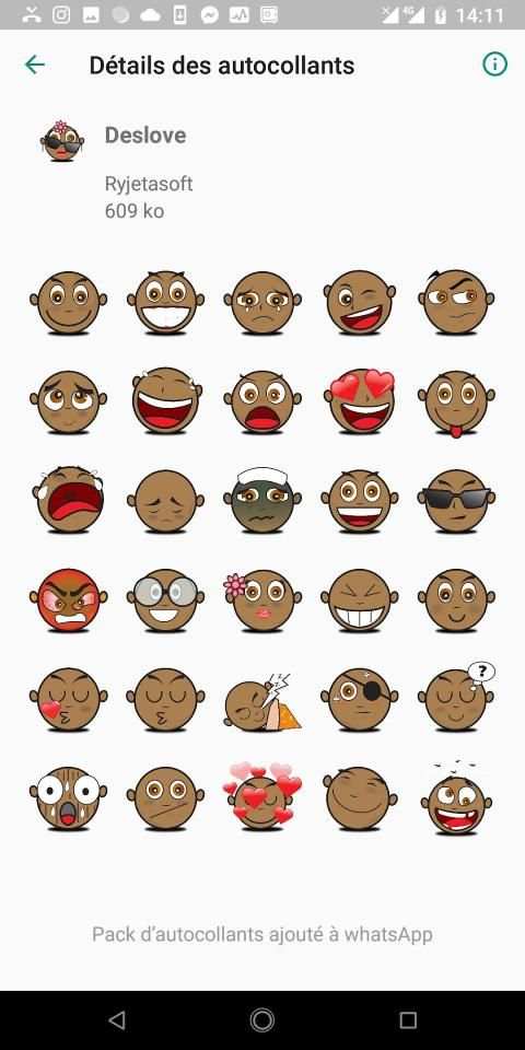 WhatsApp Deslove Stickers screenshot 6