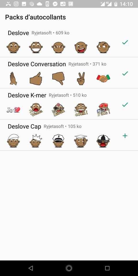 WhatsApp Deslove Stickers screenshot 2