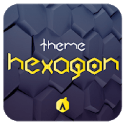 Apolo Hexagon - Theme, Icon pack, Wallpaper आइकन