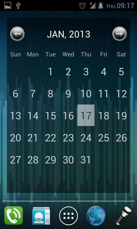 Julls' Calendar Widget Lite screenshot 2
