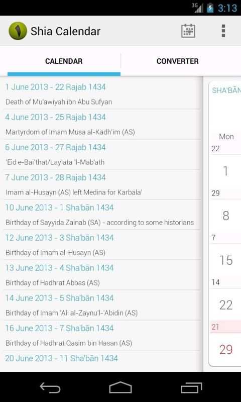Shia Calendar screenshot 10
