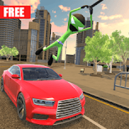 ikon Green SickMan Rope Hero Crime City