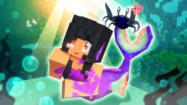 Mermaid tail MOD for Minecraft screenshot 3