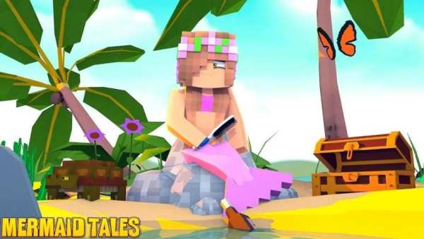 Mermaid tail MOD for Minecraft screenshot 2