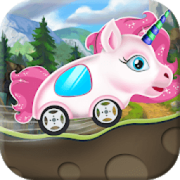 Unicorn Racing Cars Animals Vroom आइकन