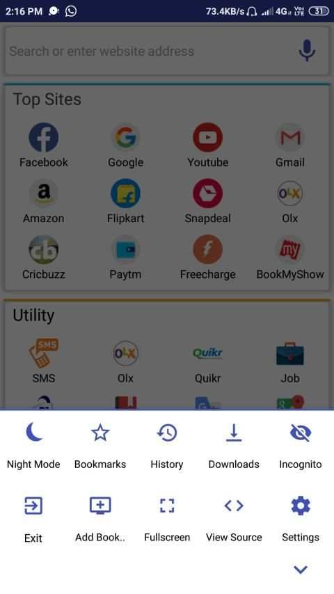 C Browser screenshot 4